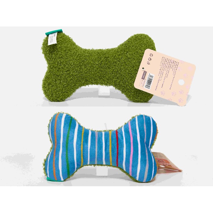 other/pet-care-accessories/mumuso-plush-dog-chew-toy-bone-shape