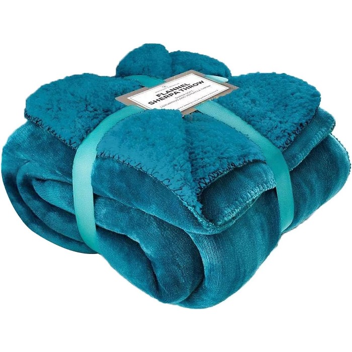 home-textiles/blankets-throws/flannel-sherpa-throw-200cm-x-240cm-teal