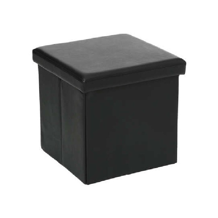 living/seating-accents/atmosphera-black-pvc-folding-ottoman