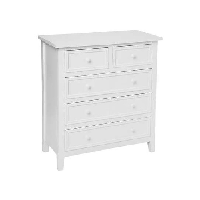 bedrooms/chest-of-drawers/charme-wht-5dr-chest