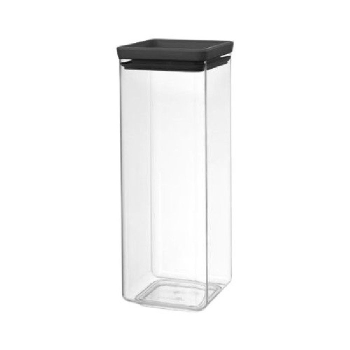 kitchenware/food-storage/brabantia-tasty-plus-stackable-canister-25l-dark-grey