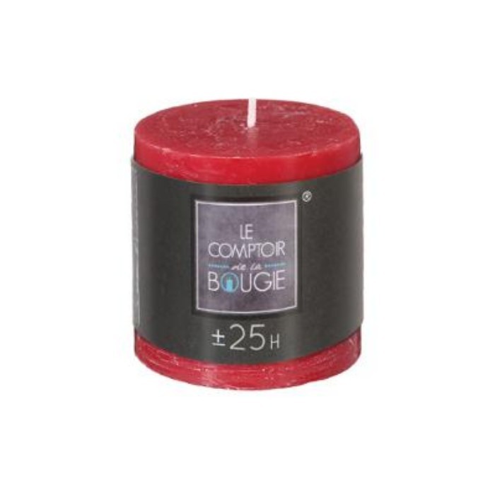 home-decor/candles-home-fragrance/atmosphera-red-rustic-round-candle-67cm-x-7cm