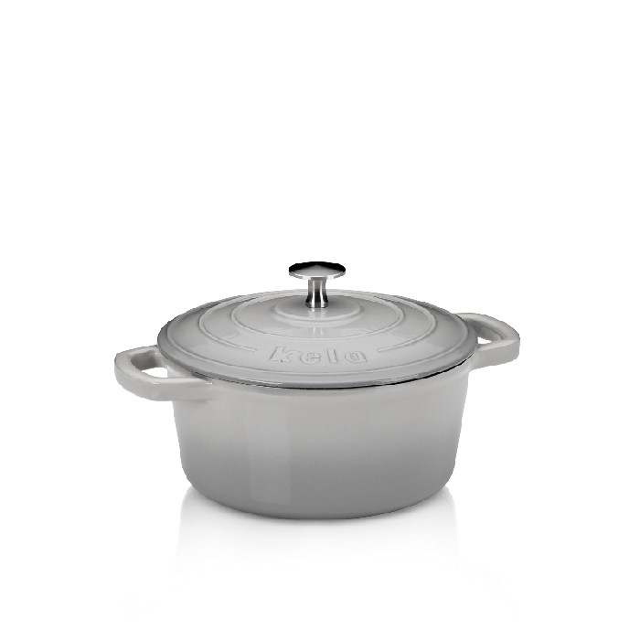 kitchenware/dishes-casseroles/kela-roasting-tray-round-calido-25l-grey