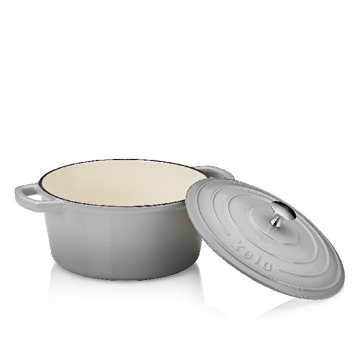 kitchenware/pots-lids-pans/kela-roasting-tray-round-calido-grey