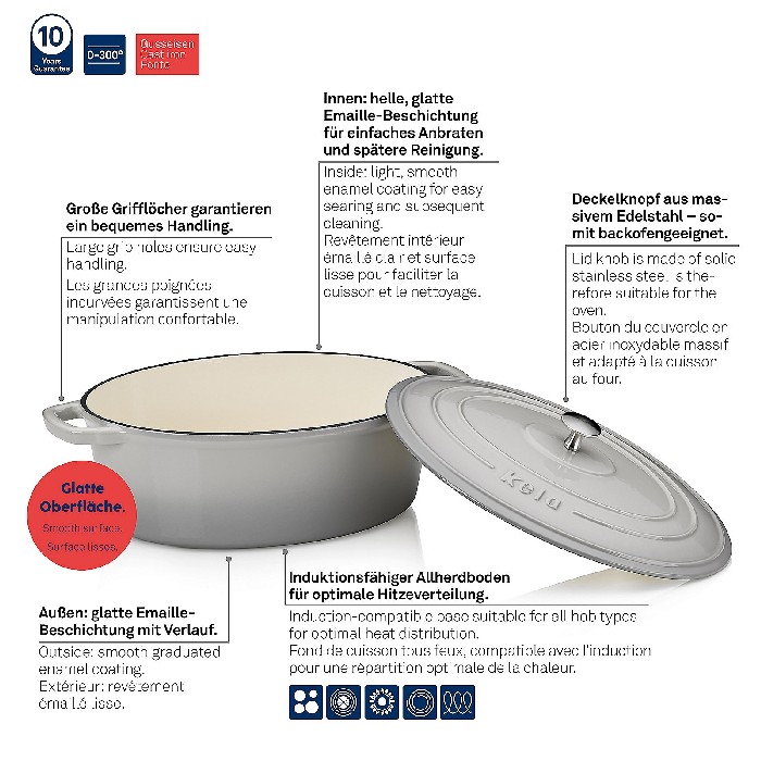 kitchenware/pots-lids-pans/kela-roasting-tray-oval-calido-12609