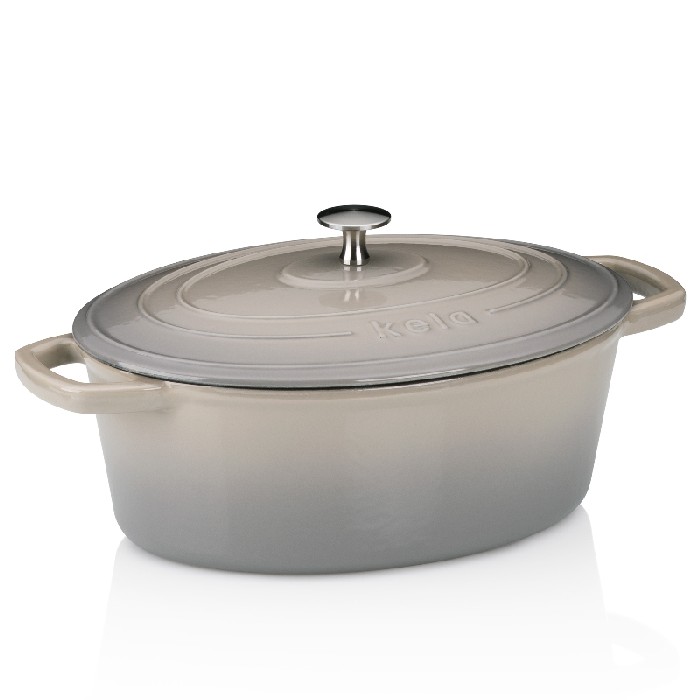 kitchenware/dishes-casseroles/kela-roasting-tray-oval-calido-4l-grey