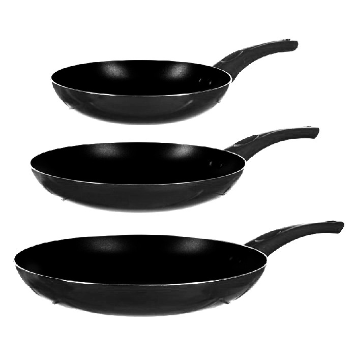 kitchenware/pots-lids-pans/5five-pans-set-of-3-red