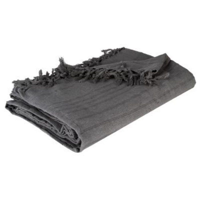home-textiles/blankets-throws/atmosphera-grey-bedspread-160x220