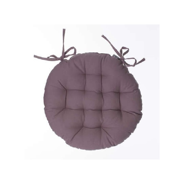 home-textiles/cushions-cushion-covers/atmosphera-taupe-round-chairpad-d38cm