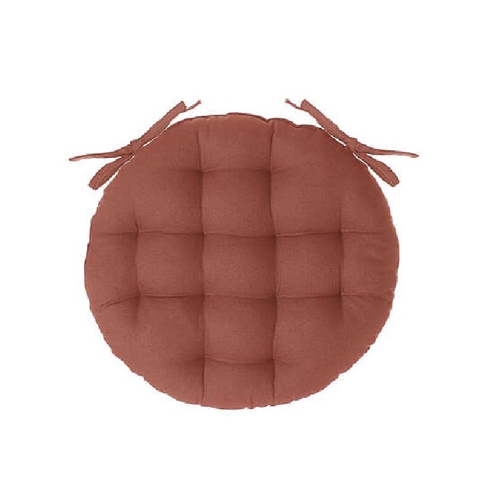 home-textiles/cushions-cushion-covers/atmosphera-round-chair-pad-terra-d38cm
