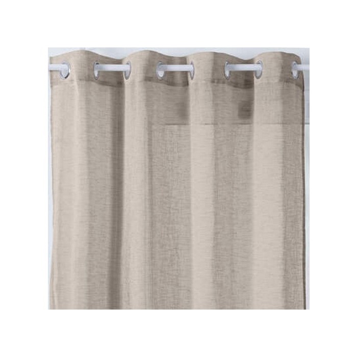 home-textiles/curtains-blinds/atmosphera-fred-sheer-curtains-beige-140cm-x-240cm