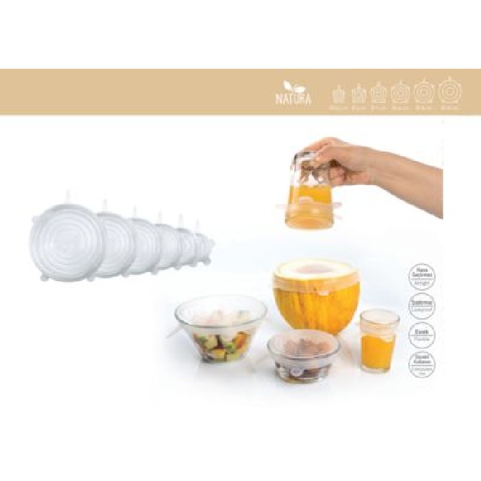 kitchenware/baking-tools-accessories/silicone-set-of-6-stretch-flexible-silicone-lids