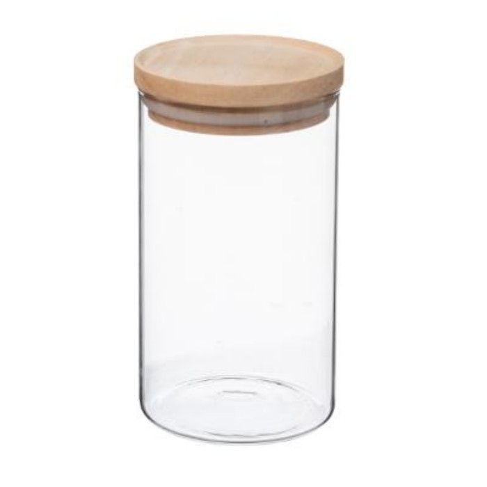 kitchenware/food-storage/5five-glass-jar-with-wood-lid-1l