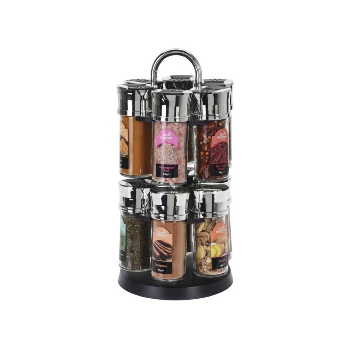 kitchenware/racks-holders-trollies/5five-spice-rack-with-12-jars-of-spices