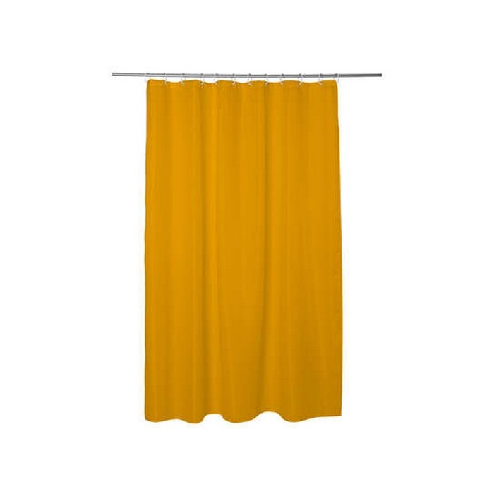 bathrooms/shower-curtains-rails-accessories/5five-shower-curtain-180cm-x-200cm-mustard