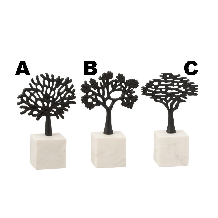 home-decor/decorative-ornaments/figure-tree-on-foot-aluminiummarble-blackwhite-assortment-of-3