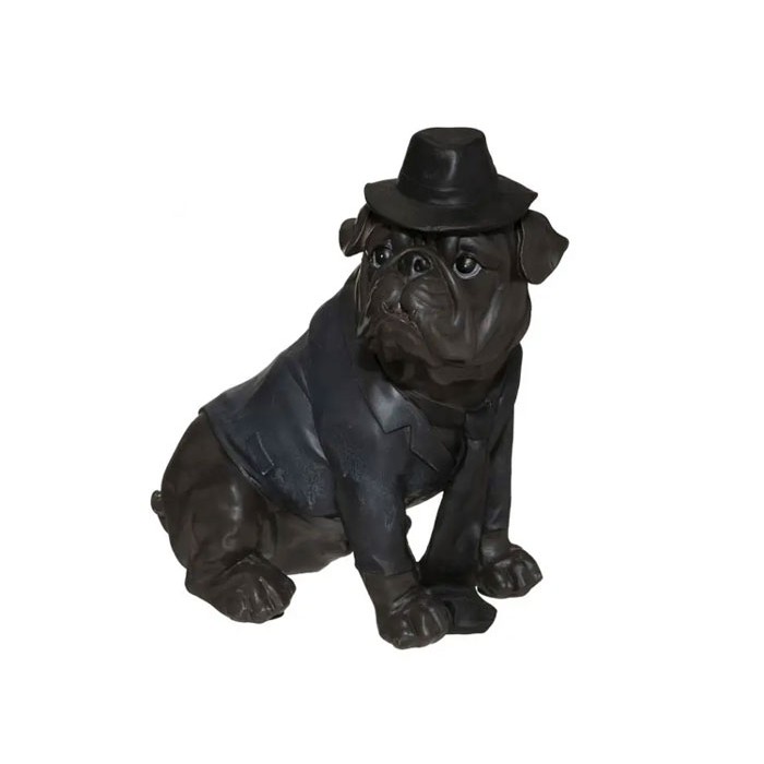 home-decor/decorative-ornaments/atmosphera-dog-sitting-hat-black