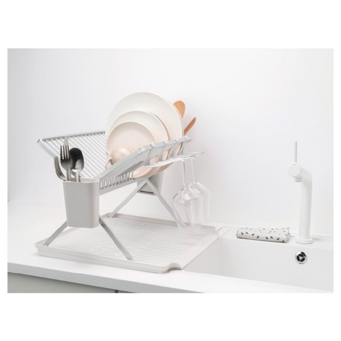 kitchenware/dish-drainers-accessories/brabantia-sinkside-foldable-dish-rack-large-light-grey