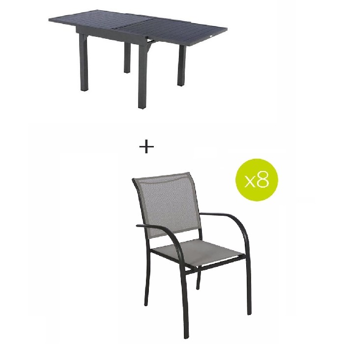 outdoor/dining-sets/set-piazza-extendable-table-with-8-stackable-armchairs-graphite