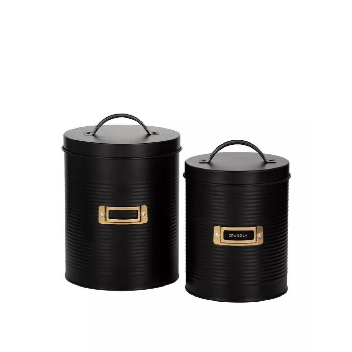 kitchenware/food-storage/typhoon-otto-black-set-of-2-storage-canisters