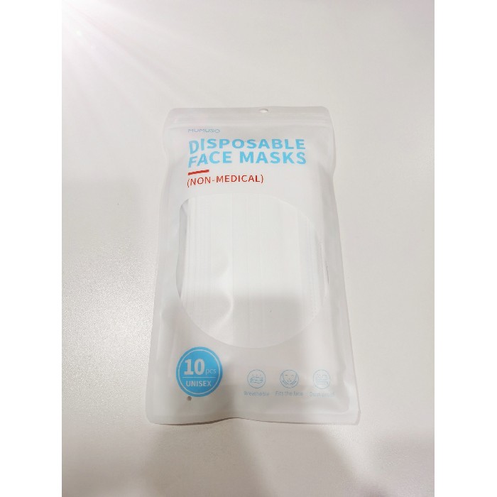 bathrooms/body-care/mumuso-10-pack-commonly-used-disposable-mask-white