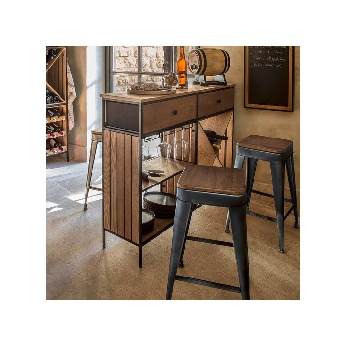 dining/dining-stools/atmosphera-joris-black-metal-stool