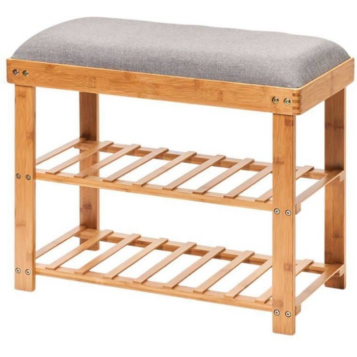 household-goods/shoe-racks-cabinets/zeller-shoe-rack-2-shelves-bamboopolyester
