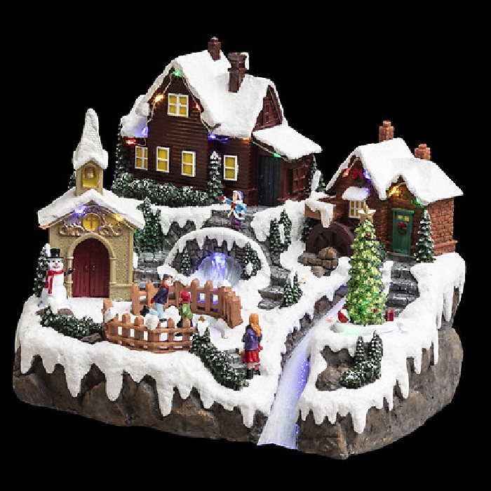 christmas/cribs-villages/xmas-28led-frozen-lake-village