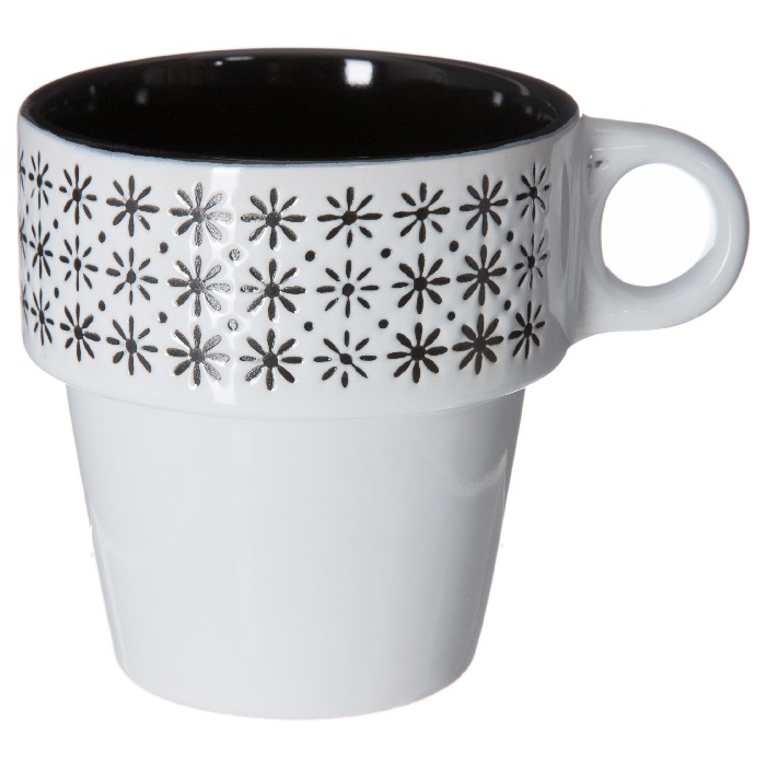 kitchenware/racks-holders-trollies/sg-secret-de-gourmet-mugs-medium-set-of-6-on-rack-ethnik-26cl