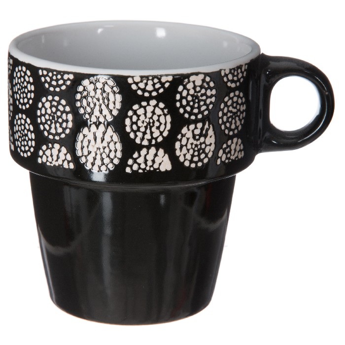 kitchenware/racks-holders-trollies/sg-secret-de-gourmet-mugs-medium-set-of-6-on-rack-ethnik-26cl