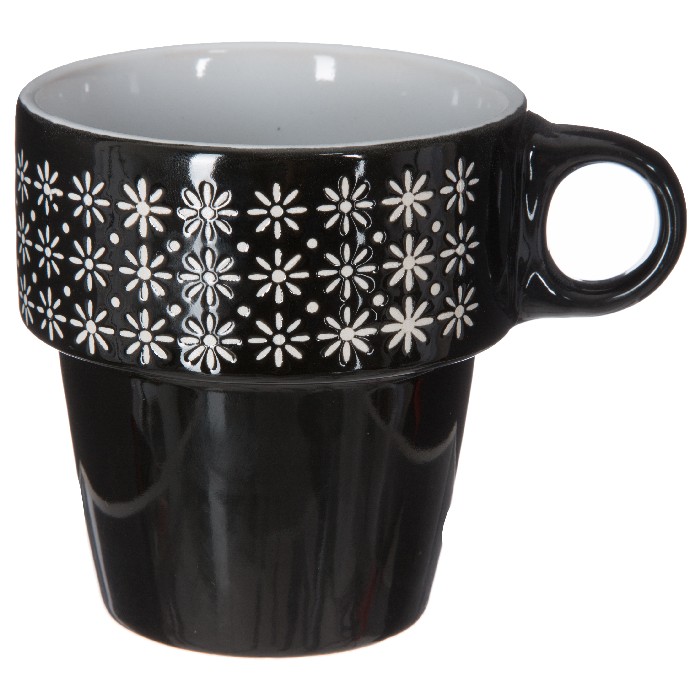 kitchenware/racks-holders-trollies/sg-secret-de-gourmet-mugs-medium-set-of-6-on-rack-ethnik-26cl