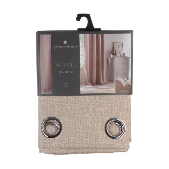 home-textiles/curtains-blinds/atmosphera-curtain-clem-beige-140cm-x-260cm