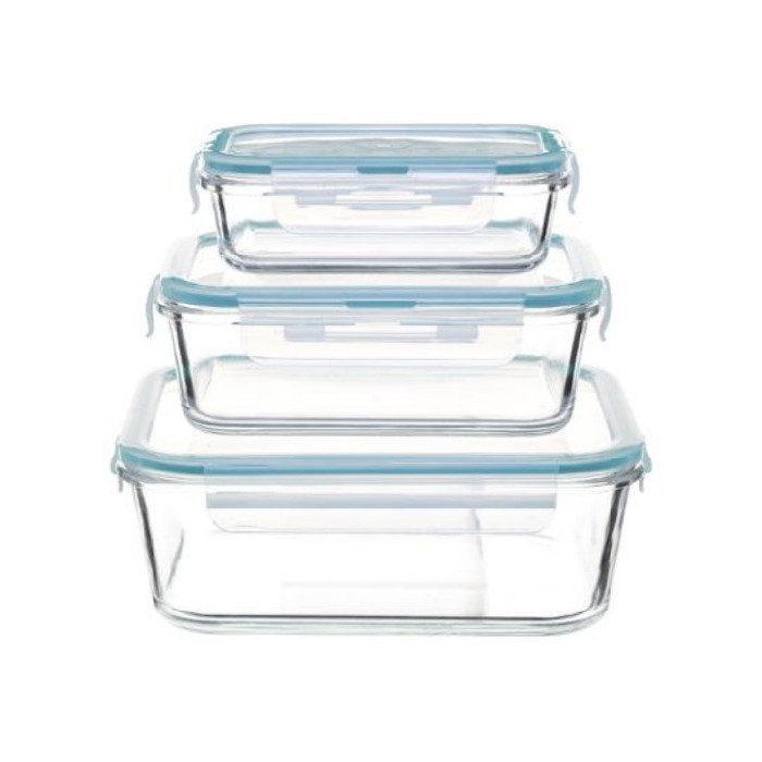 kitchenware/food-storage/5five-square-glass-box-clipeat-set-of-3-gm
