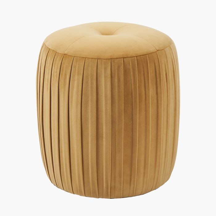 living/seating-accents/bibbiana-gold-velvet-pleated-stool