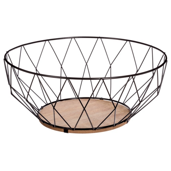 tableware/centrepieces-fruit-bowls/5five-diamond-fruit-basket-black-28cm