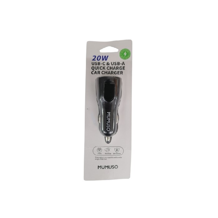 household-goods/car-bike-accessories/mumuso-20w-usb-c-usb-a-quick-charge-car-charger-black