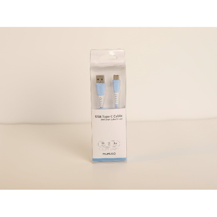 electronics/cables-adapters/mumuso-usb-type-c-cable-macaron-colorblue