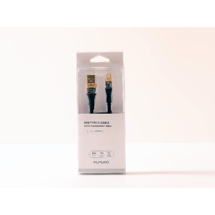 electronics/cables-adapters/mumuso-usb-type-c-cable-with-transparent-shell-black