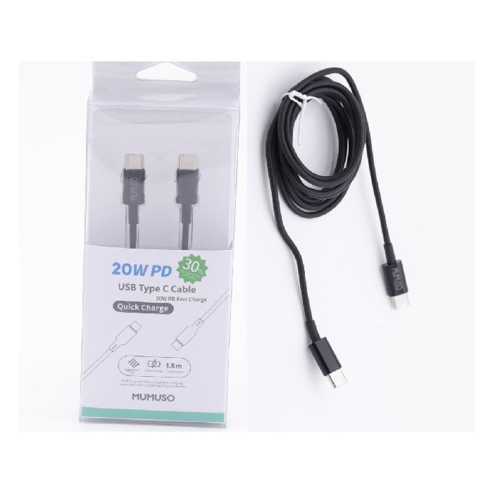 electronics/cables-adapters/mumuso-usb-type-c-cable-20w-pd-fast-chargeblack