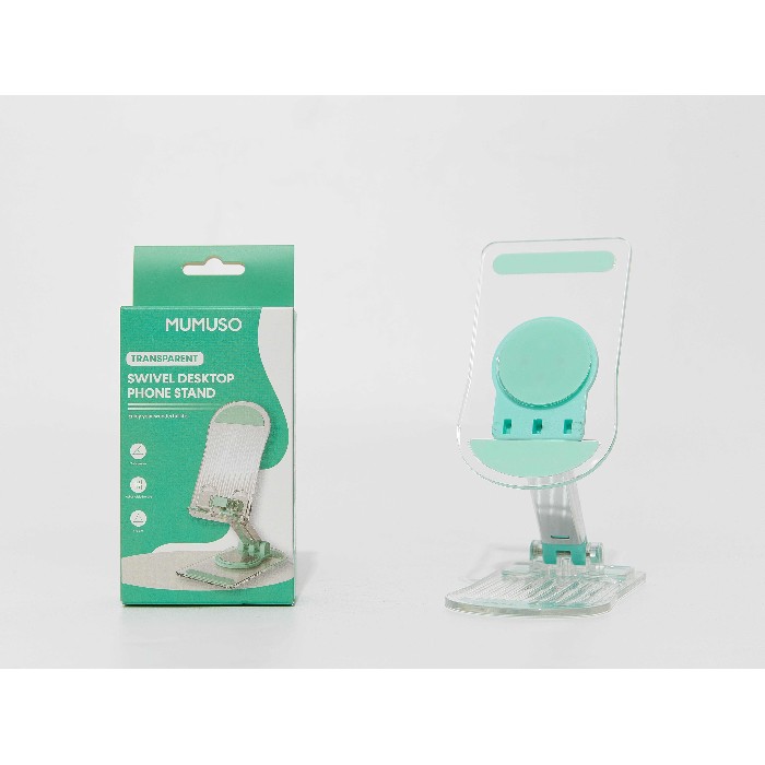 electronics/mobile-phone-accessories/mumuso-transparent-swivel-desktop-phone-stand-green
