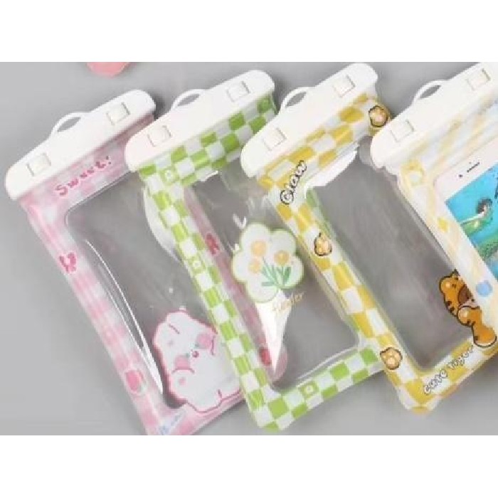 electronics/mobile-phone-accessories/mumuso-cartoon-waterproof-phone-pouch-green