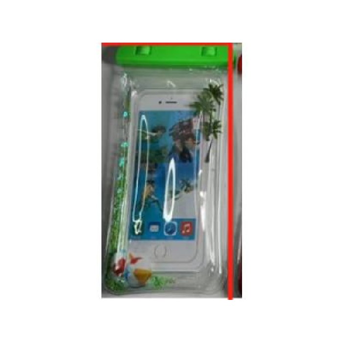 electronics/mobile-phone-accessories/mumuso-cartoon-waterproof-phone-pouch-with-movable-glitter-green