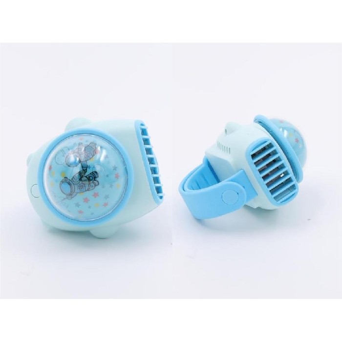 kids-and-stationery/toys/mumuso-watch-shaped-fan-with-star-projector-blue
