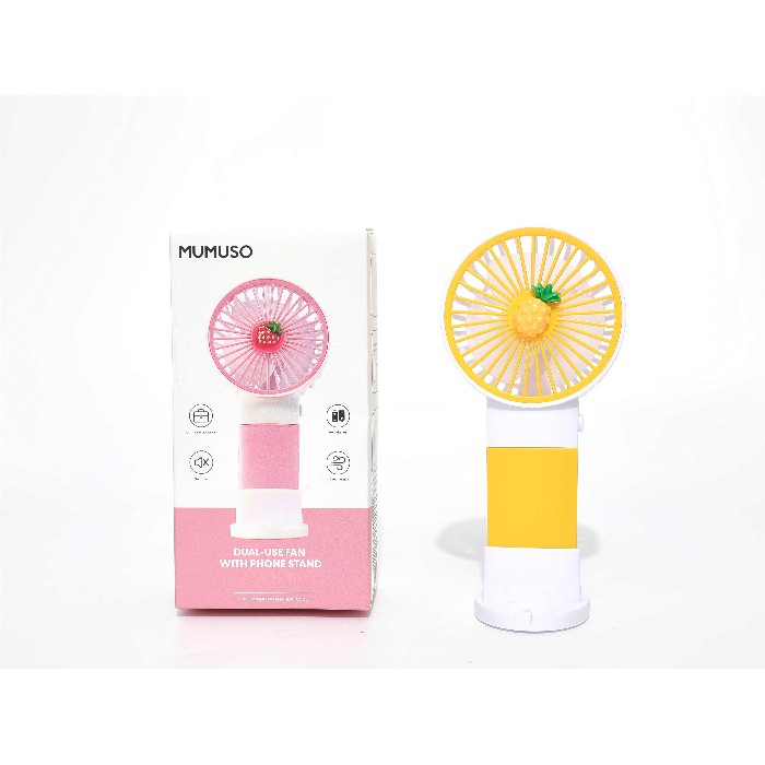 electronics/computers-laptops-tablets-accessories/mumuso-pineapple-dual-use-fan-with-phone-stand