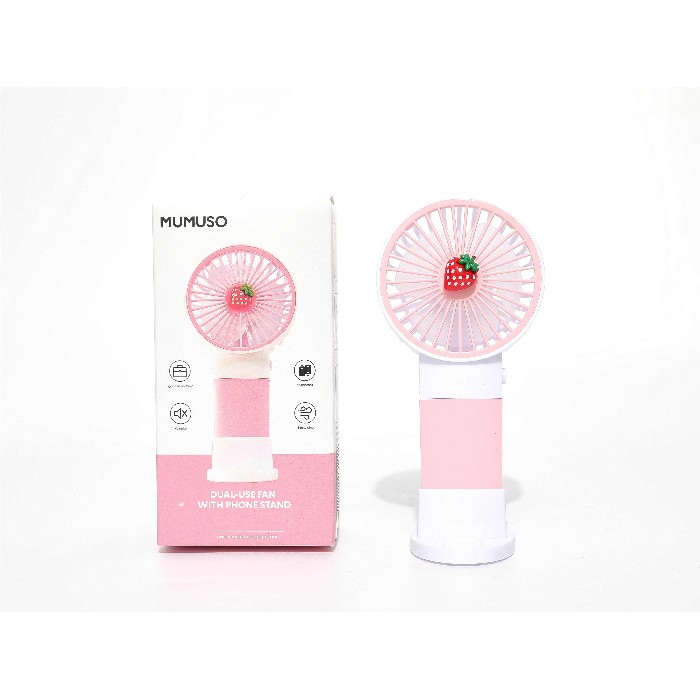 electronics/computers-laptops-tablets-accessories/mumuso-strawberry-dual-use-fan-with-phone-stand