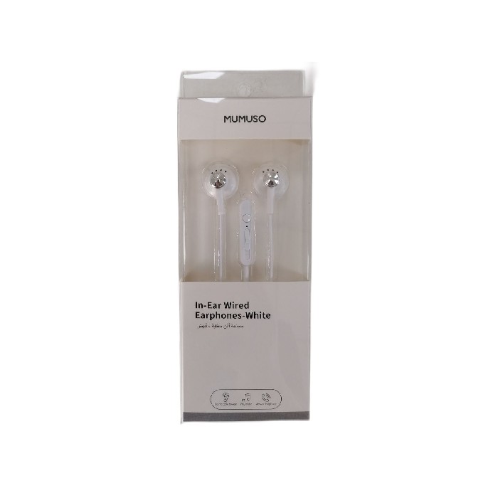 electronics/headphones-ear-pods/mumuso-in-ear-wired-earphones-white