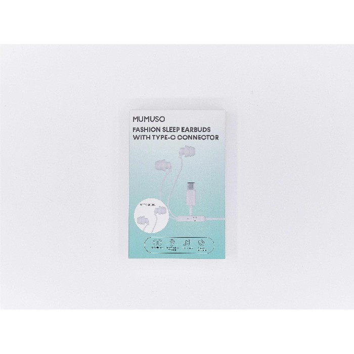 electronics/headphones-ear-pods/mumuso-fashion-sleep-earbuds-with-type-c-connector-white