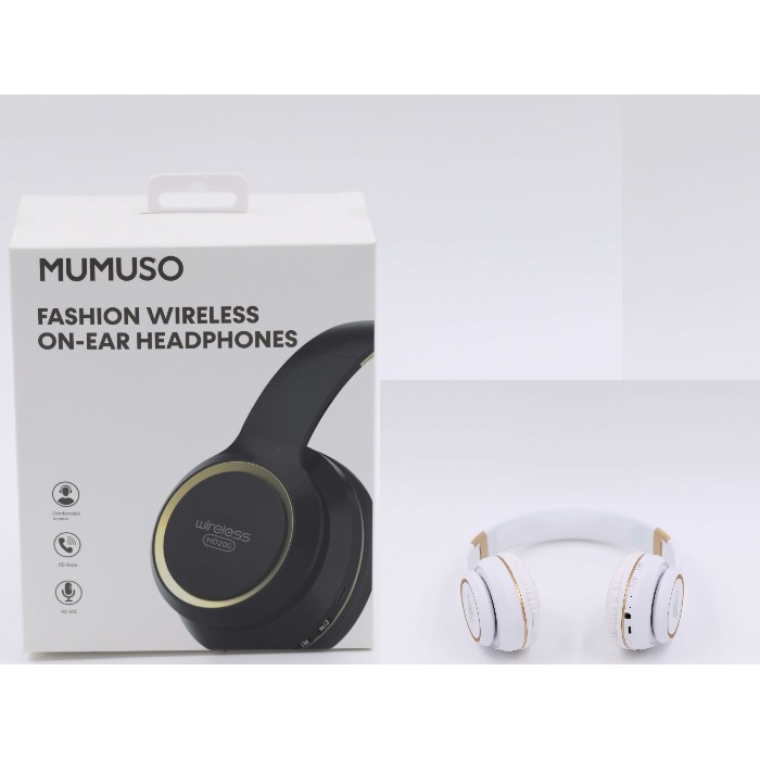 electronics/headphones-ear-pods/mumuso-fashion-wireless-on-ear-headphones-white