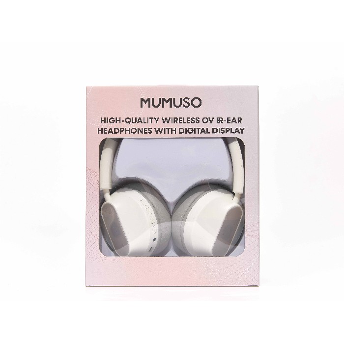 electronics/headphones-ear-pods/mumuso-high-quality-wireless-over-ear-headphones-with-digital-display-white