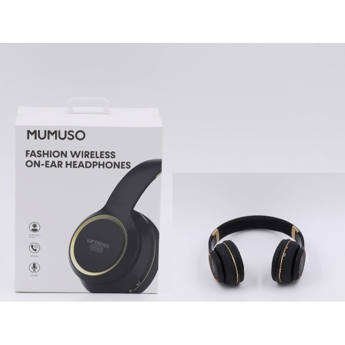 electronics/headphones-ear-pods/mumuso-fashion-wireless-on-ear-headphones-black